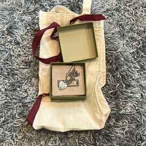 Gucci love silver heart necklace